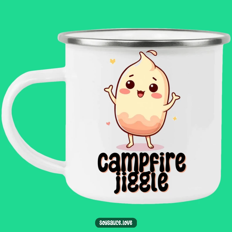 Durable Funny Kawaii Soy Sauce Camping Mug - Outdoor Jig Coffee Gift