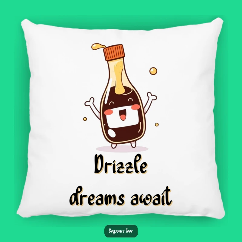 Cute Funny Kawaii Soy Sauce Bottle Pillow: Add a Splash of Comfort and Humor!