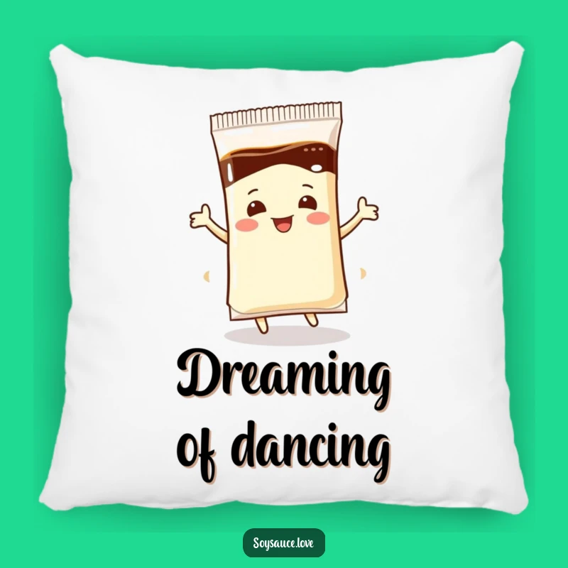 Funny Soft Pillow - Dancing Soy Sauce Packet Accent Cushion Gift