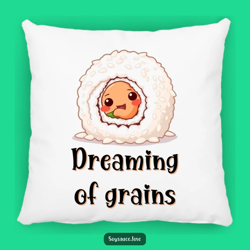 Funny Sushi Roll Pillow - Soft Mischief, Rice Cushion, Adorable Funny Gift