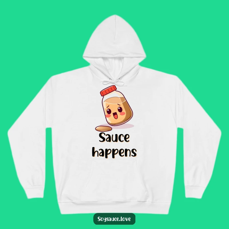 Funny Kawaii Soy Sauce Hoodie, Cozy Surprise Design, Ideal Funny Gift