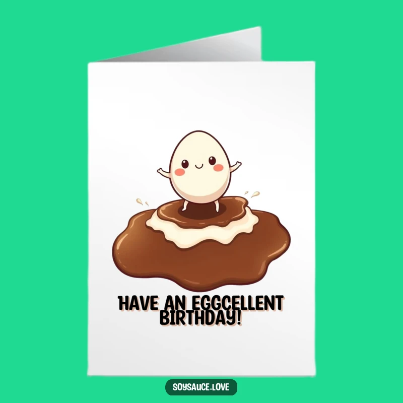 Funny Birthday Card Free Printable: Egg Surfing Sauce, Hilarious Downloadable Gift