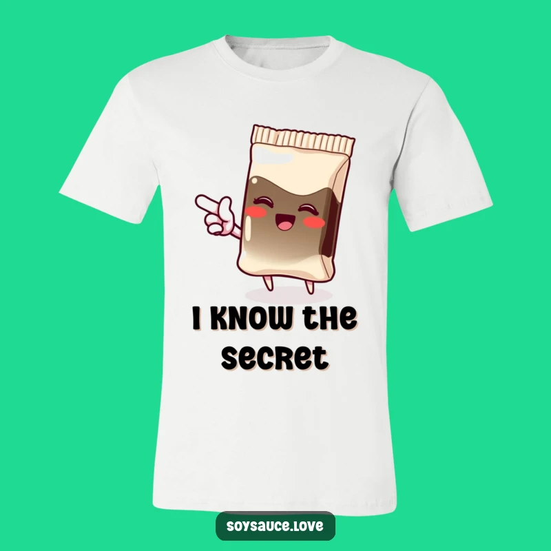 Funny Giggling Soy Sauce T-Shirt, Wearable Humor for Foodie Fun