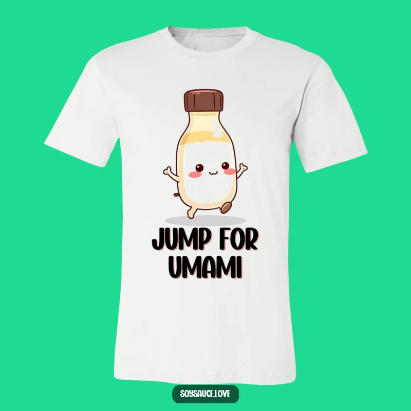 Funny Kawaii Soy Sauce Hop T-Shirt: Jump for Joy!